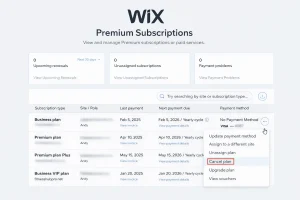 Cancel all premium services