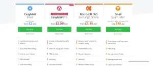 Email Hosting Plans