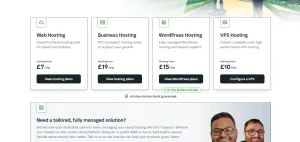 Flexible and Transparent Hosting Plans