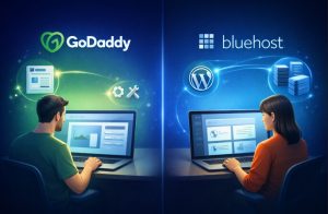 How Easy Is It to Use Bluehost and GoDaddy for Beginners