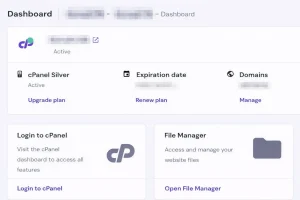 Log in to your cPanel account