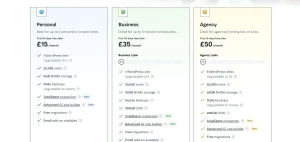 Managed WordPress Hosting Pricing