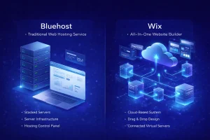What Is Bluehost and Wix